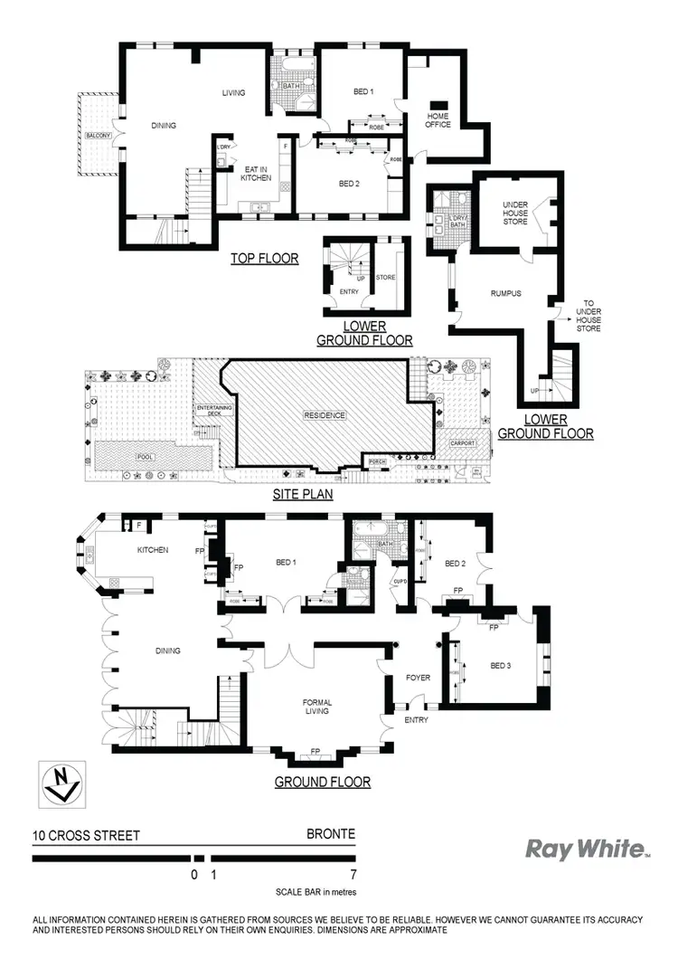 Floorplan of Homely house listing, 10 Cross St, Bronte NSW