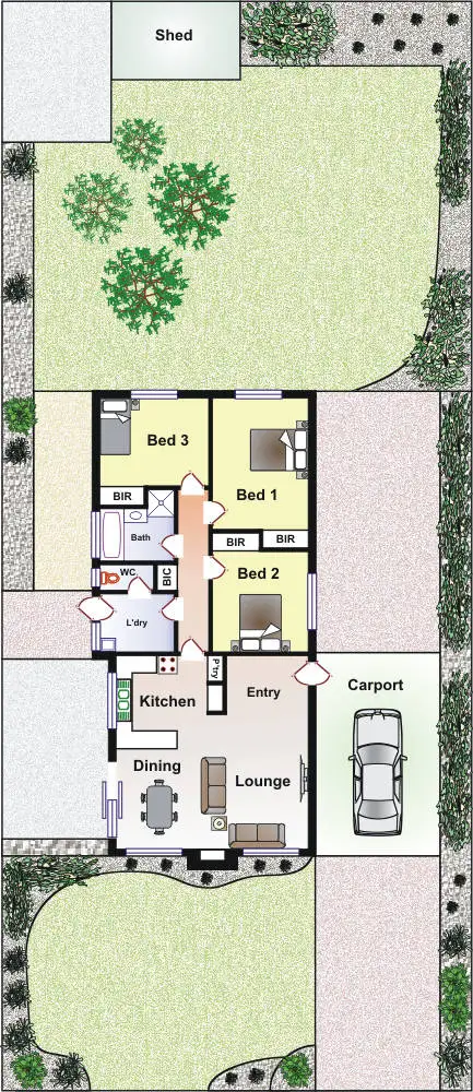 Floorplan of Homely house listing, 10 Carcoola Ct, Rosebud VIC