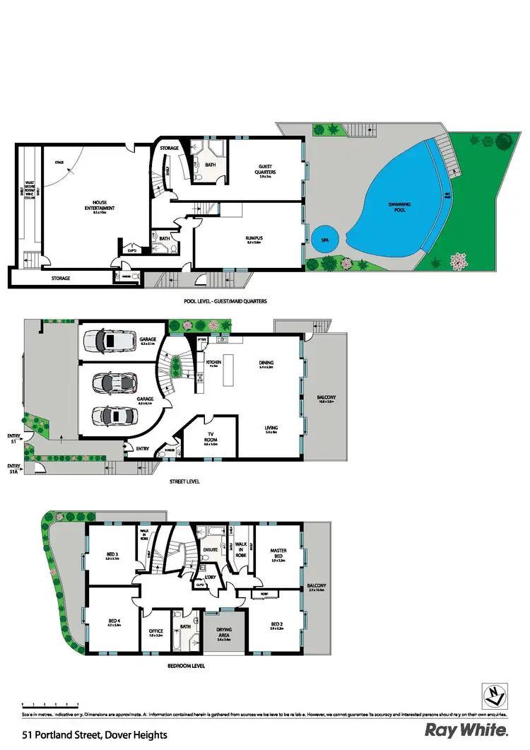 Floorplan of Homely house listing, 51 Portland St, Dover Heights NSW