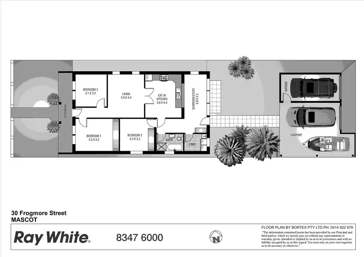 Floorplan of Homely house listing, 30 Frogmore St, Mascot NSW