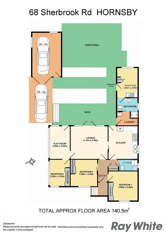 Floorplan of Homely house listing, 68 Sherbrook Rd, Hornsby NSW