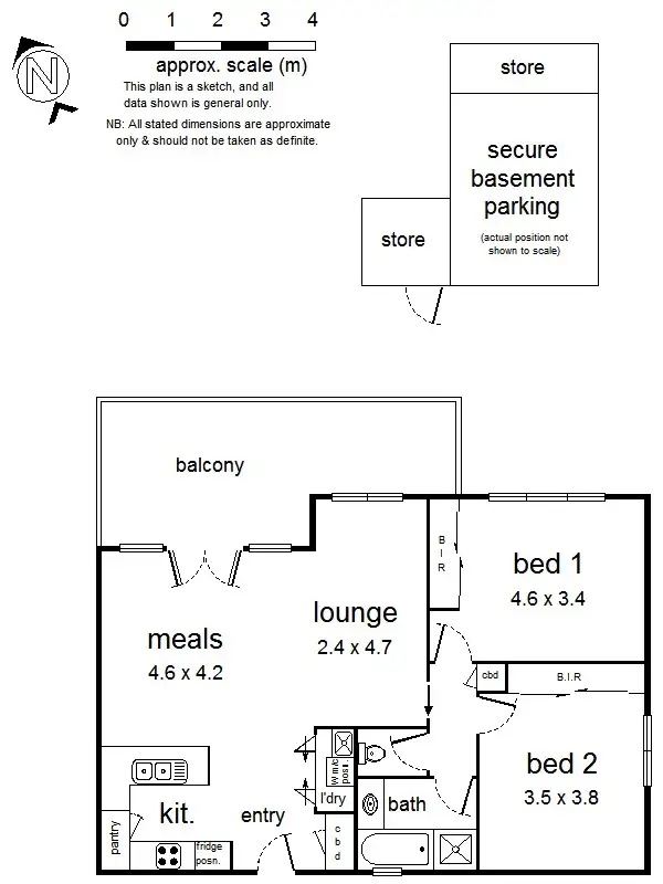 Floorplan of Homely house listing, APT31/5-7 ALFRICK Rd, Croydon VIC