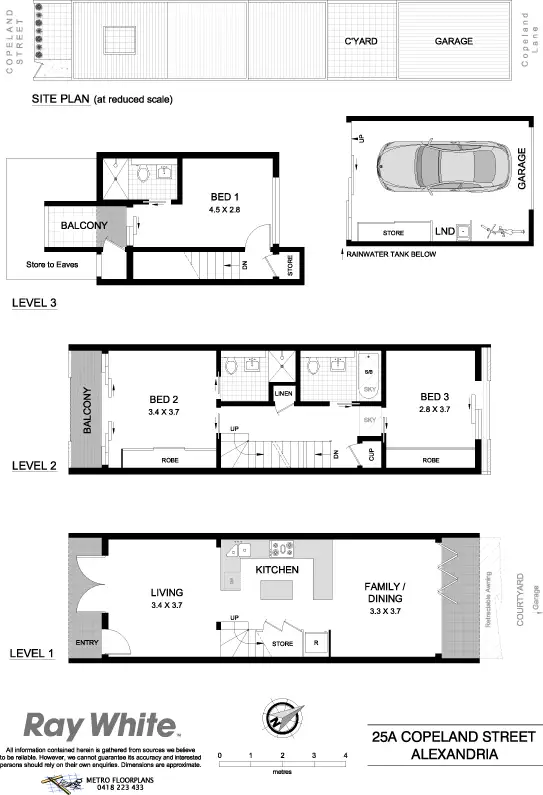 Floorplan of Homely house listing, 25a Copeland St, Alexandria NSW
