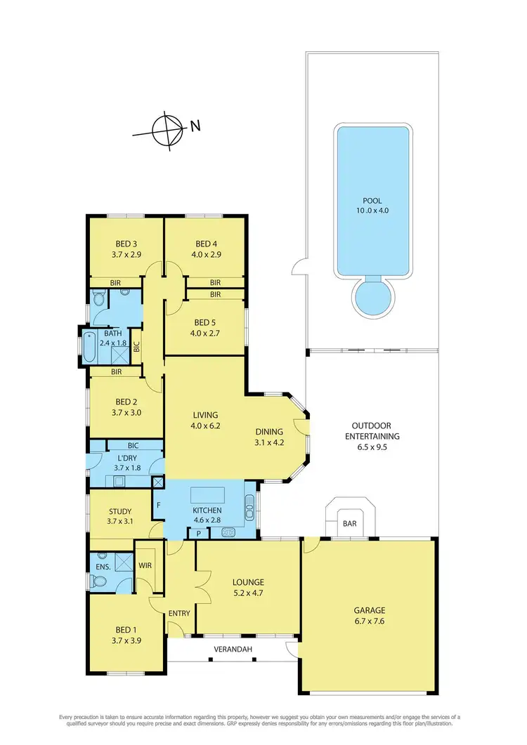 Floorplan of Homely house listing, 12 Birdwood Ct, Lara VIC