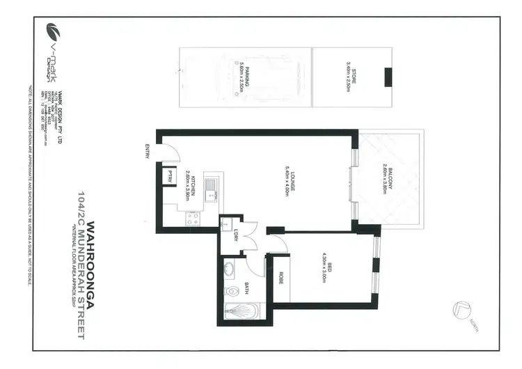 Floorplan of Homely apartment listing, 104/2C Munderah St, Wahroonga NSW