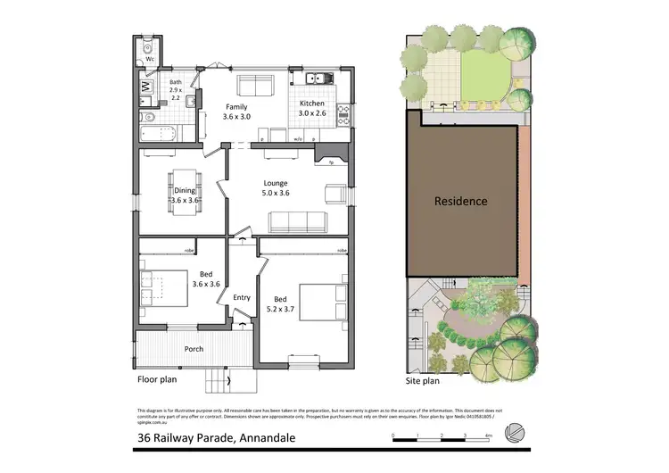 Floorplan of Homely house listing, 36 Railway Pde, Annandale NSW