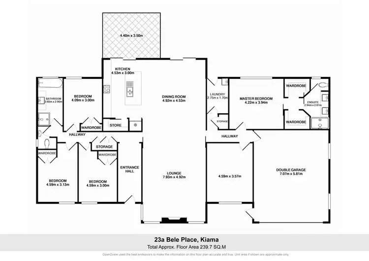 Floorplan of Homely house listing, 23A Bele Pl, Kiama NSW
