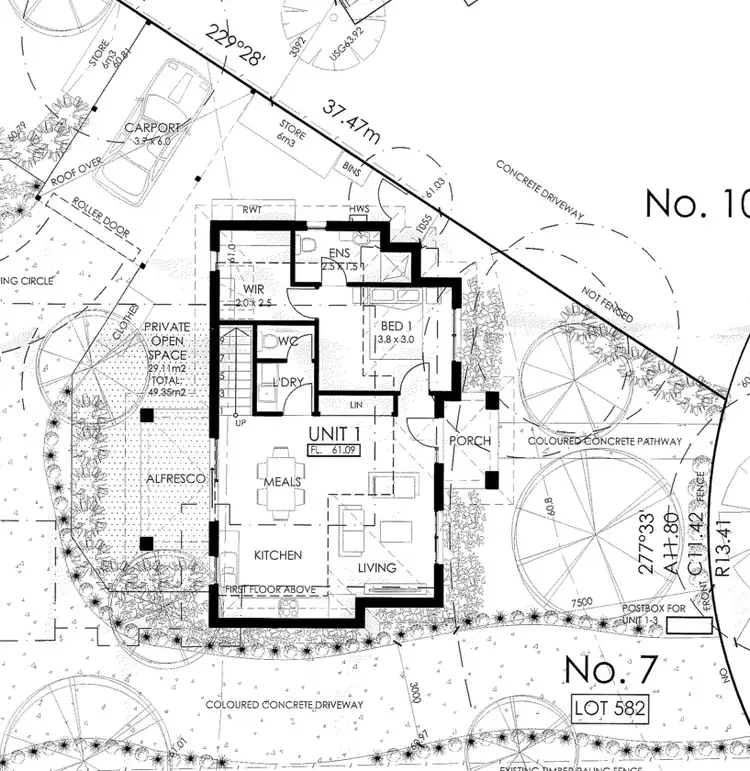 Floorplan of Homely townhouse listing, 1/7 Willow Ct, Bellfield VIC