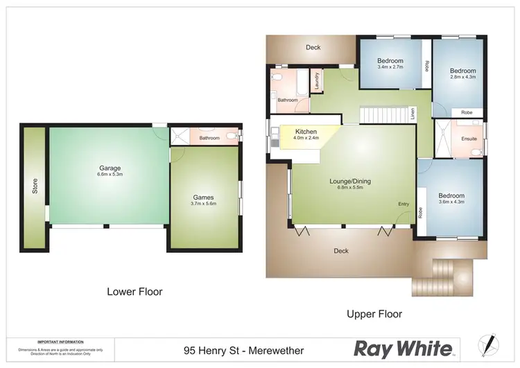 Floorplan of Homely house listing, 95 Henry St, Merewether NSW