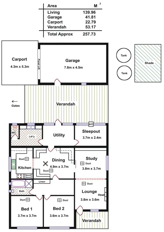 Floorplan of Homely house listing, 10 Hill St, Gawler South SA