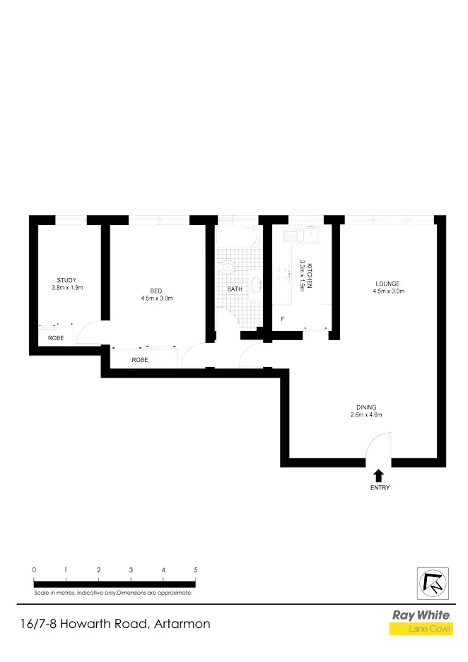 Floorplan of Homely apartment listing, 16/7-8 Howarth Rd, Artarmon NSW