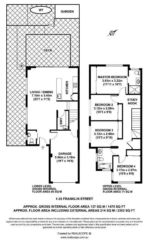 Floorplan of Homely townhouse listing, 35A Franklin St, Annerley QLD