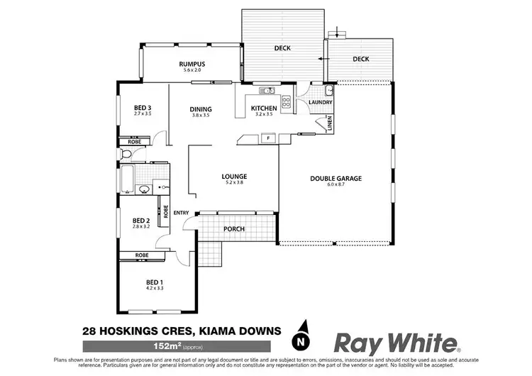 Floorplan of Homely house listing, 28 Hoskings Cres, Kiama Downs NSW