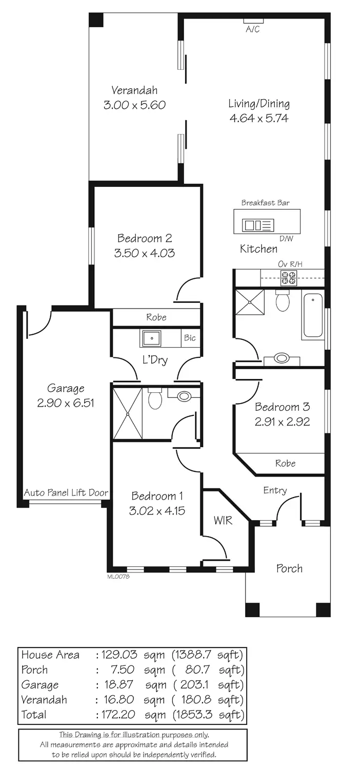 Floorplan of Homely house listing, 23 Everglade St, Mawson Lakes SA