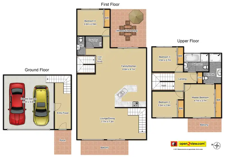 Floorplan of Homely townhouse listing, 55 Hyde Ave, Glenhaven NSW
