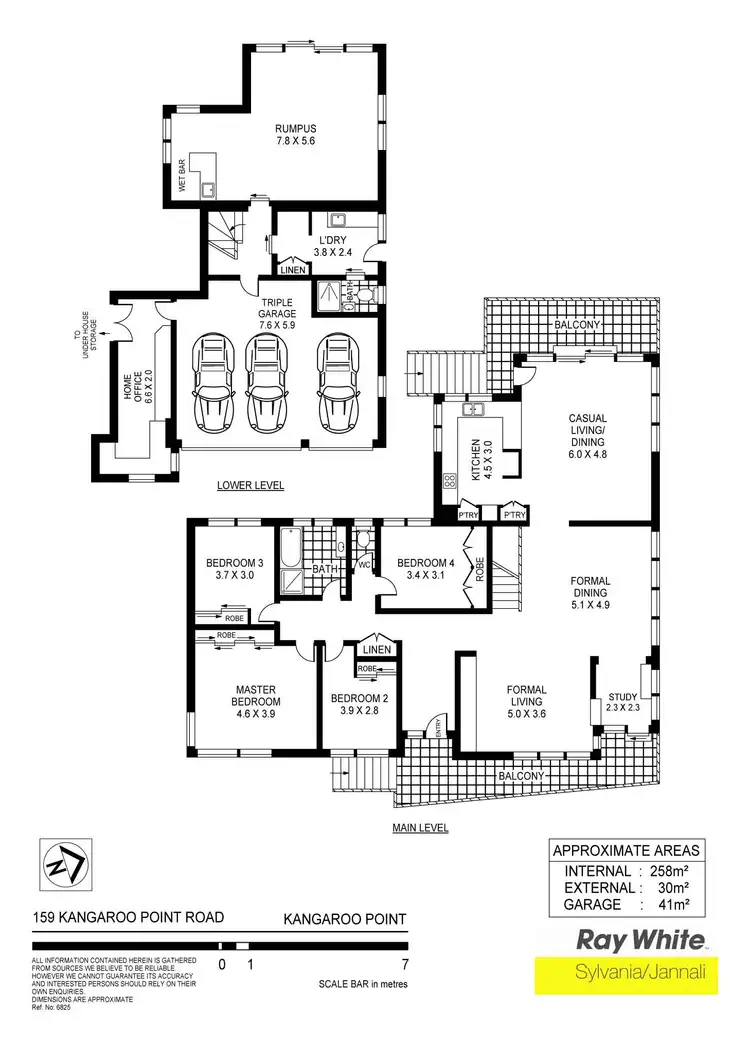 Floorplan of Homely house listing, 159 Kangaroo Point Rd, Kangaroo Point NSW