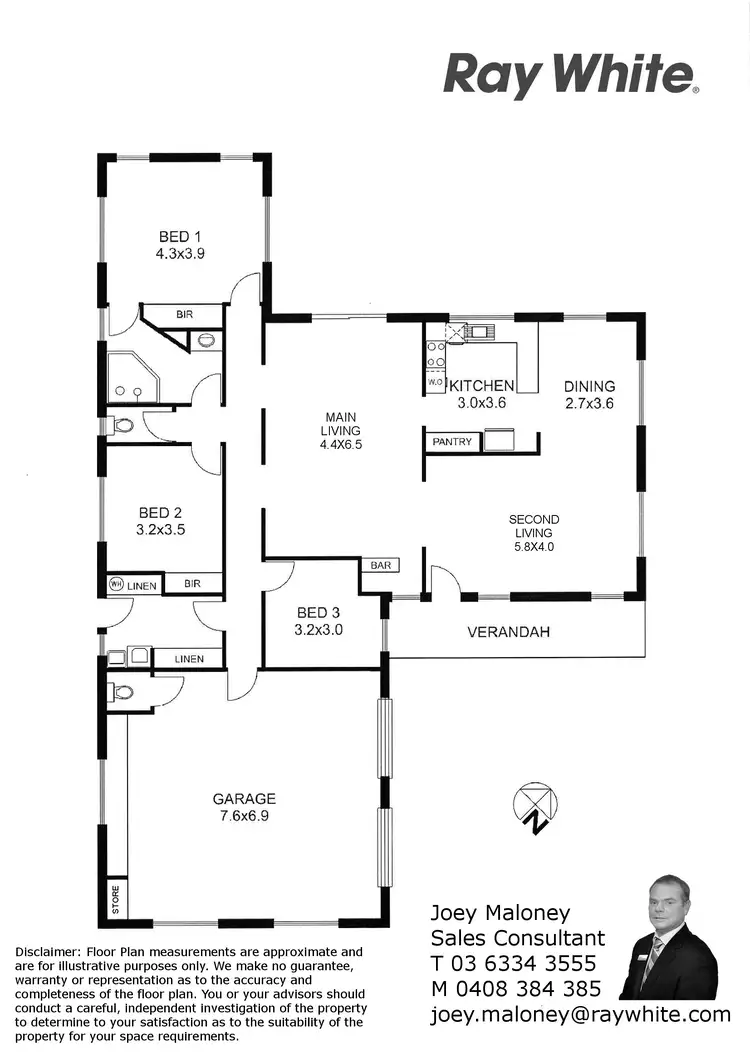 Floorplan of Homely house listing, 7 El Greco Ct, Newnham TAS