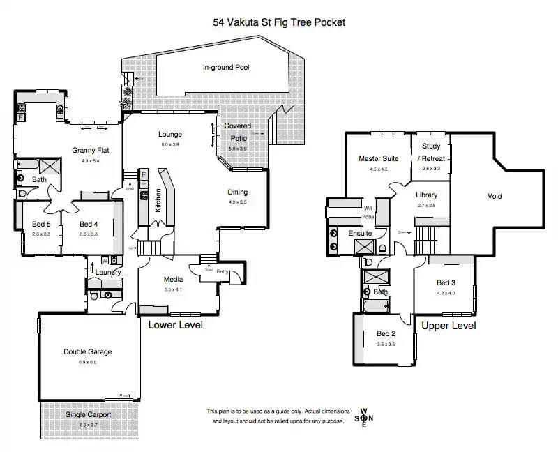 Floorplan of Homely house listing, 54 Vakuta St, Fig Tree Pocket QLD