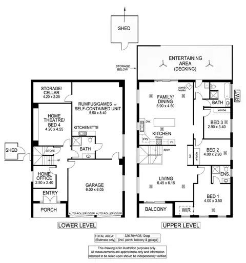 Floorplan of Homely house listing, 45 Nickel Dr, Aberfoyle Park SA