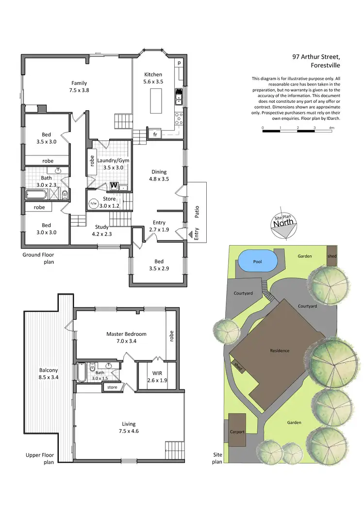 Floorplan of Homely house listing, 97 Arthur St, Forestville NSW