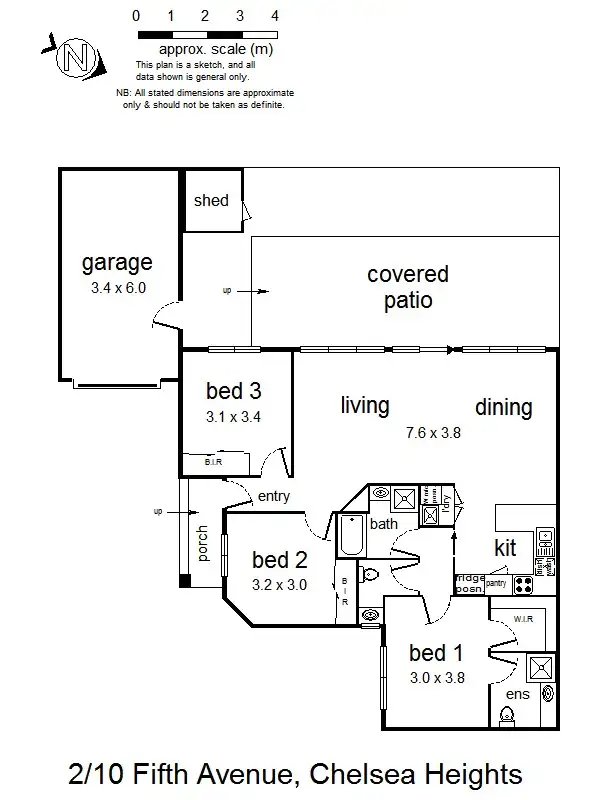 Floorplan of Homely house listing, 2/10 Fifth Ave, Chelsea Heights VIC