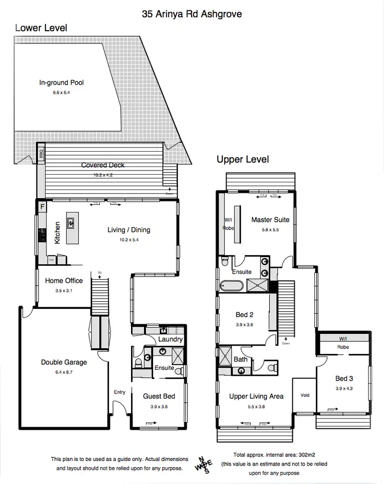 Floorplan of Homely house listing, 35 Arinya Rd, Ashgrove QLD