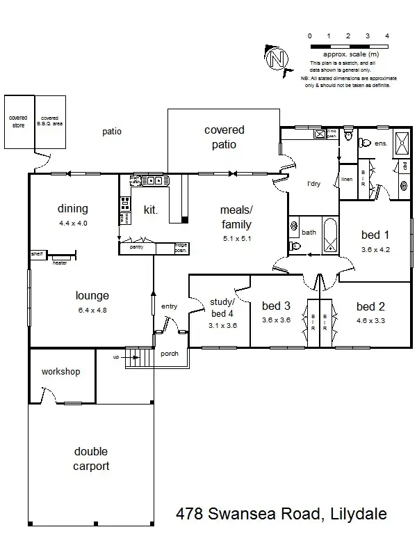 Floorplan of Homely house listing, 478 Swansea Rd, Lilydale VIC