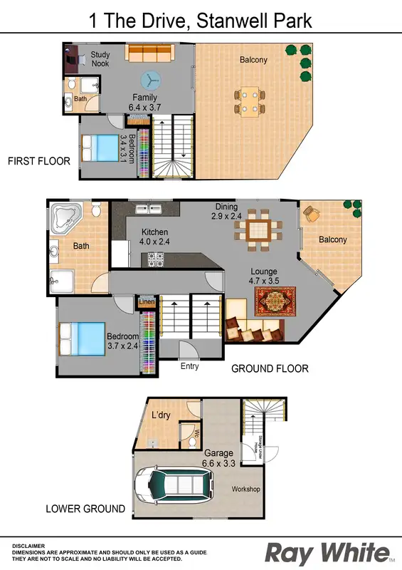 Floorplan of Homely house listing, 1 The Dr, Stanwell Park NSW