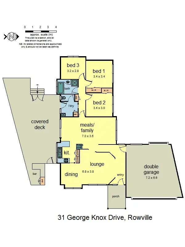 Floorplan of Homely house listing, 31 George Knox Dr, Rowville VIC