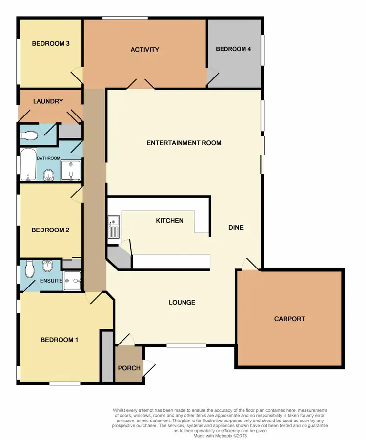 Floorplan of Homely house listing, 27 Oakfield Rtt, Ballajura WA