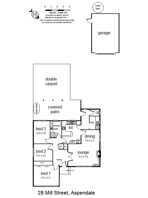 Floorplan of Homely house listing, 28 Mill St, Aspendale VIC