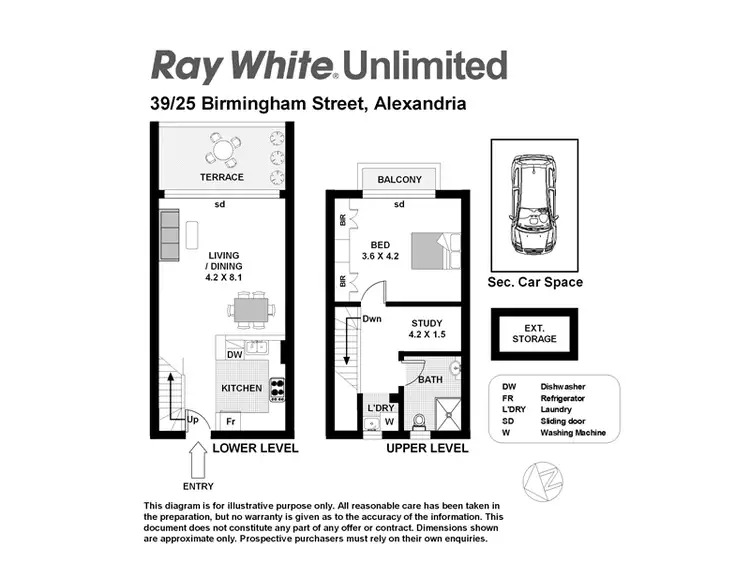Floorplan of Homely apartment listing, 39/25 Birmingham St, Alexandria NSW