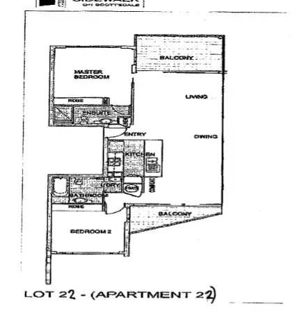 Floorplan of Homely apartment listing, 22/137 Scottsdale Dr, Robina QLD