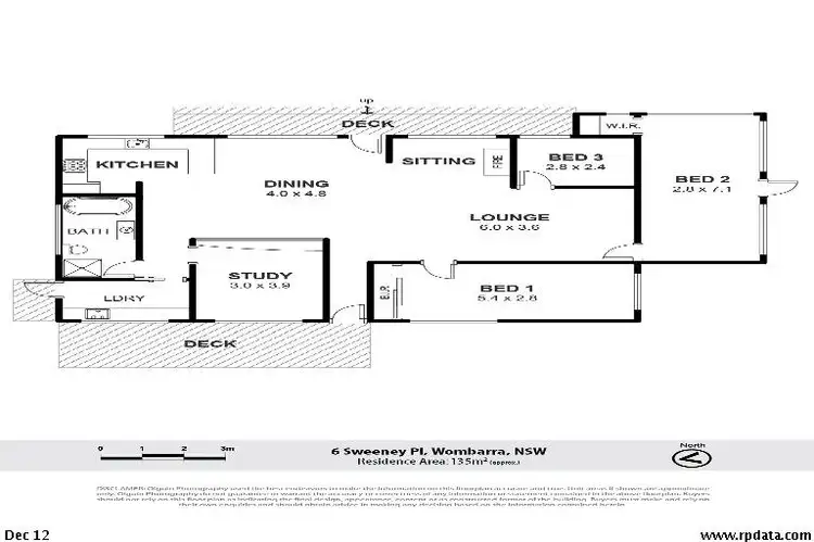 Floorplan of Homely house listing, 6 Sweeney Pl, Wombarra NSW