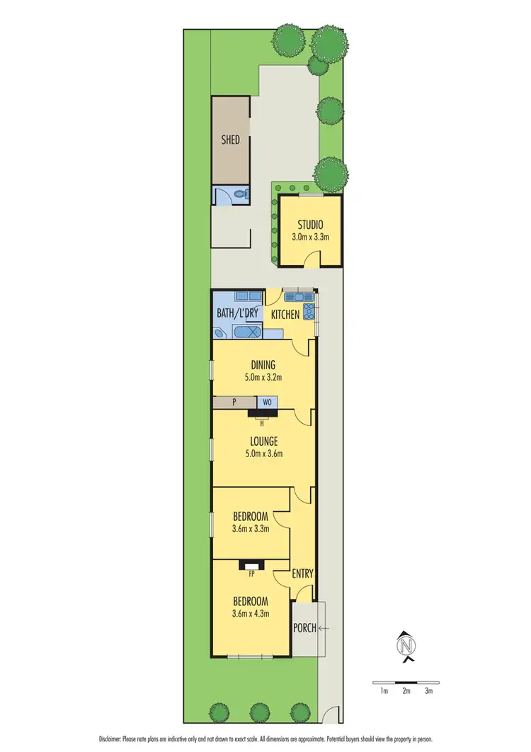 Floorplan of Homely house listing, 114 Elm St, Northcote VIC