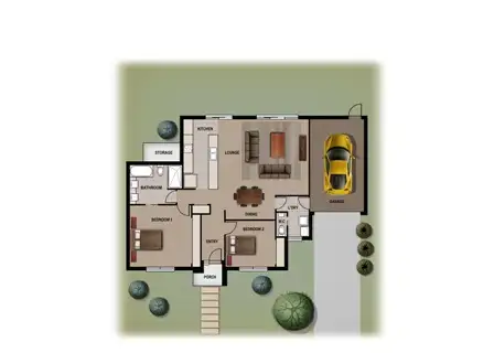 Floorplan of Homely house listing, 2/76 David Street N, Knoxfield VIC