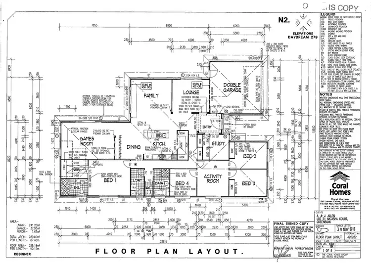 Floorplan of Homely house listing, 16-20 Natasha Ct, Greenbank QLD