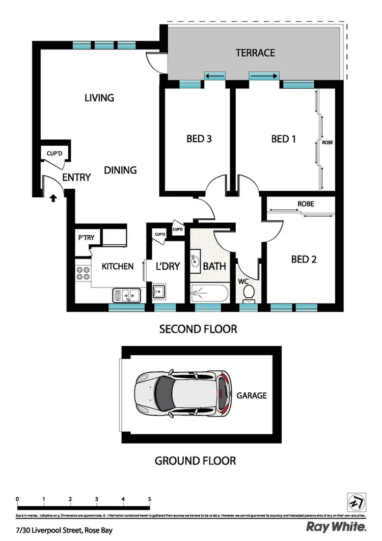 Floorplan of Homely apartment listing, 7/30 Liverpool St, Rose Bay NSW