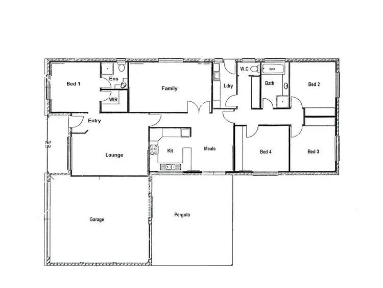 Floorplan of Homely house listing, 18 Silesia Ct, Warrnambool VIC