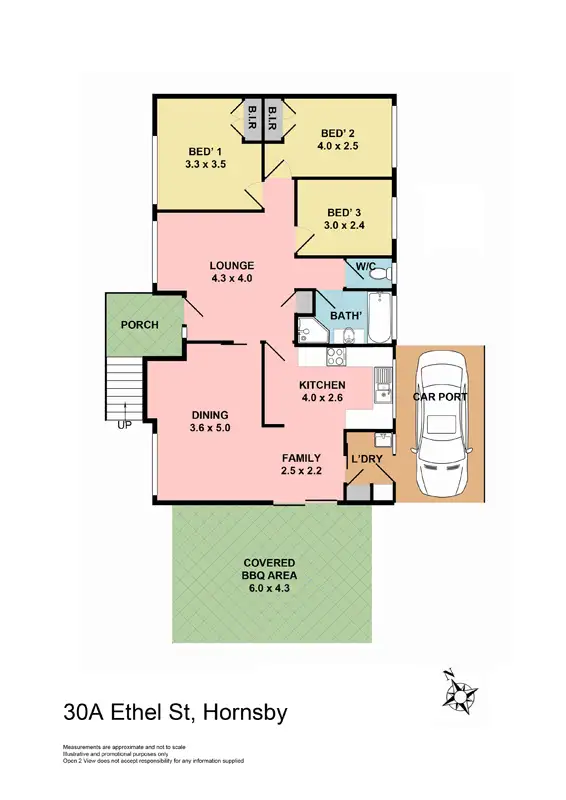 Floorplan of Homely house listing, 30A Ethel St, Hornsby NSW