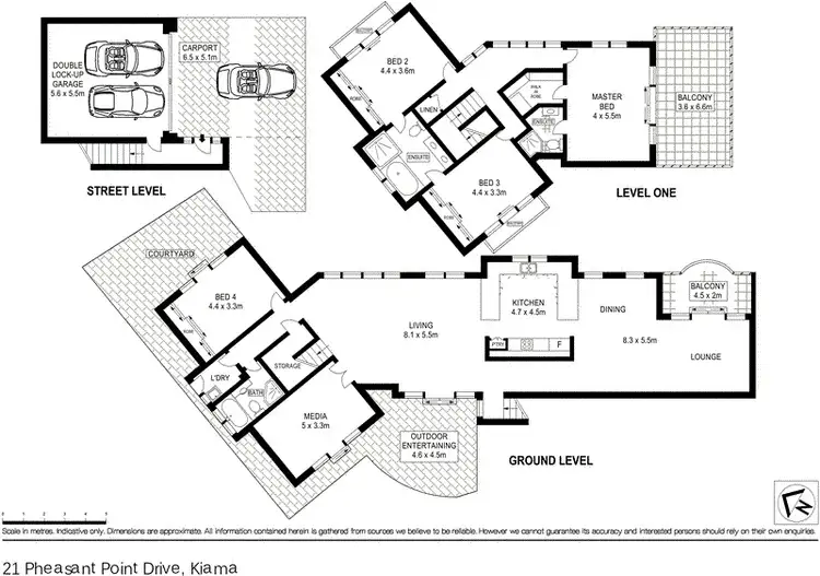 Floorplan of Homely house listing, 21 Pheasant Point Dr, Kiama NSW