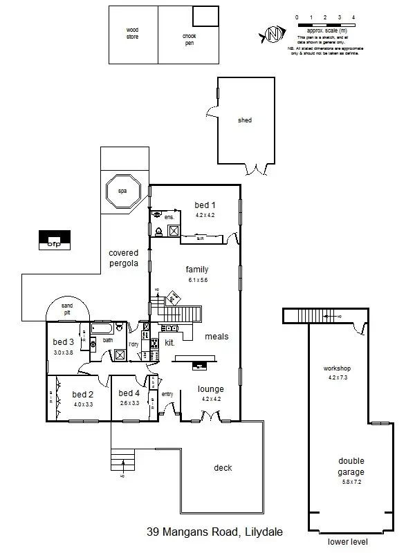 Floorplan of Homely house listing, 39 Mangans Rd, Lilydale VIC