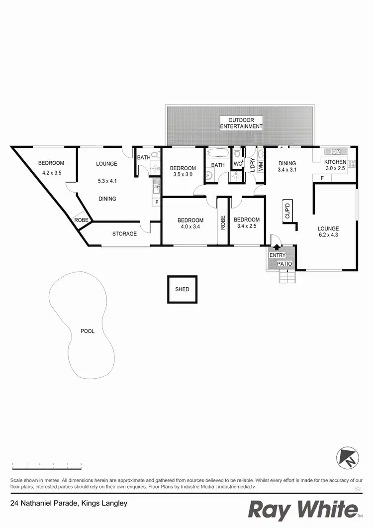 Floorplan of Homely house listing, 24 Nathaniel Pde, Kings Langley NSW
