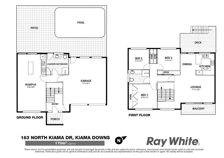 Floorplan of Homely house listing, 163 North Kiama Dr, Kiama Downs NSW