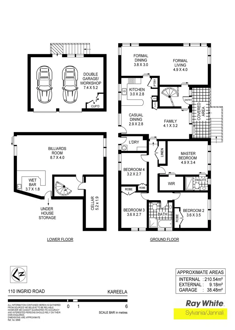 Floorplan of Homely house listing, 110 Ingrid Rd, Kareela NSW