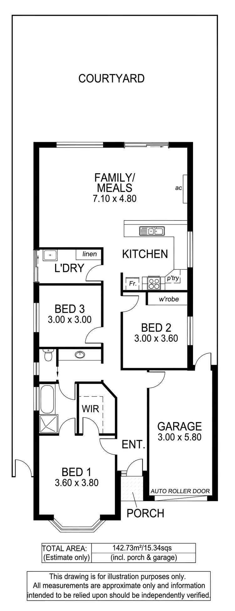 Floorplan of Homely house listing, 54 Erebus Cct, Morphett Vale SA