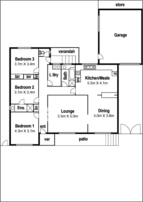 Floorplan of Homely house listing, 16 Winamurra Cres, Thomastown VIC