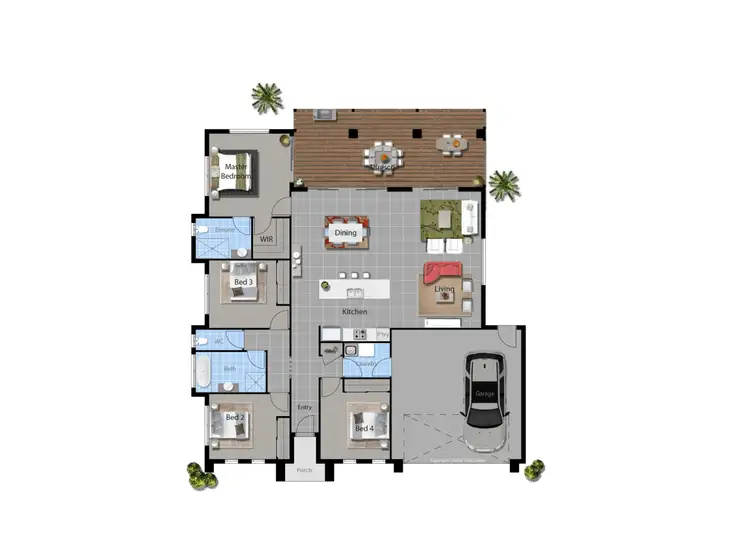 Floorplan of Homely house listing, 12 Tanika Rd, Cannonvale QLD