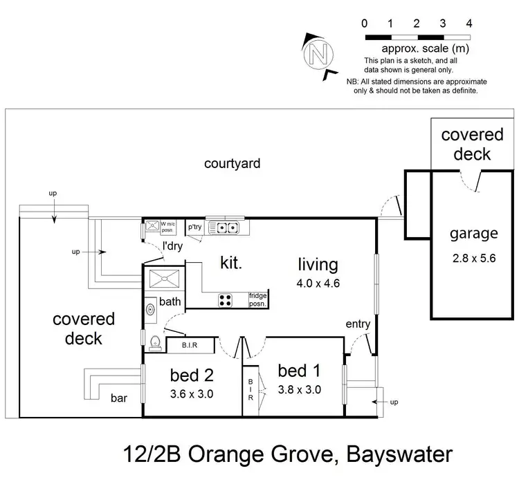 Floorplan of Homely unit listing, 12/2B Orange Gr, Bayswater VIC