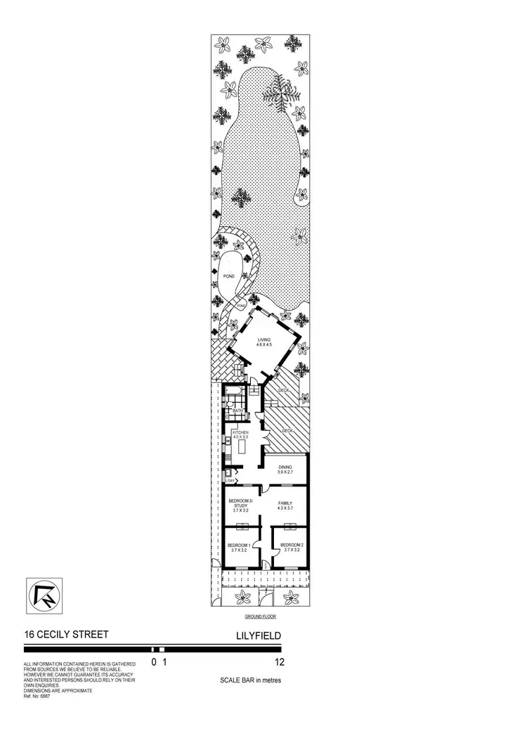 Floorplan of Homely house listing, 16 Cecily St, Lilyfield NSW